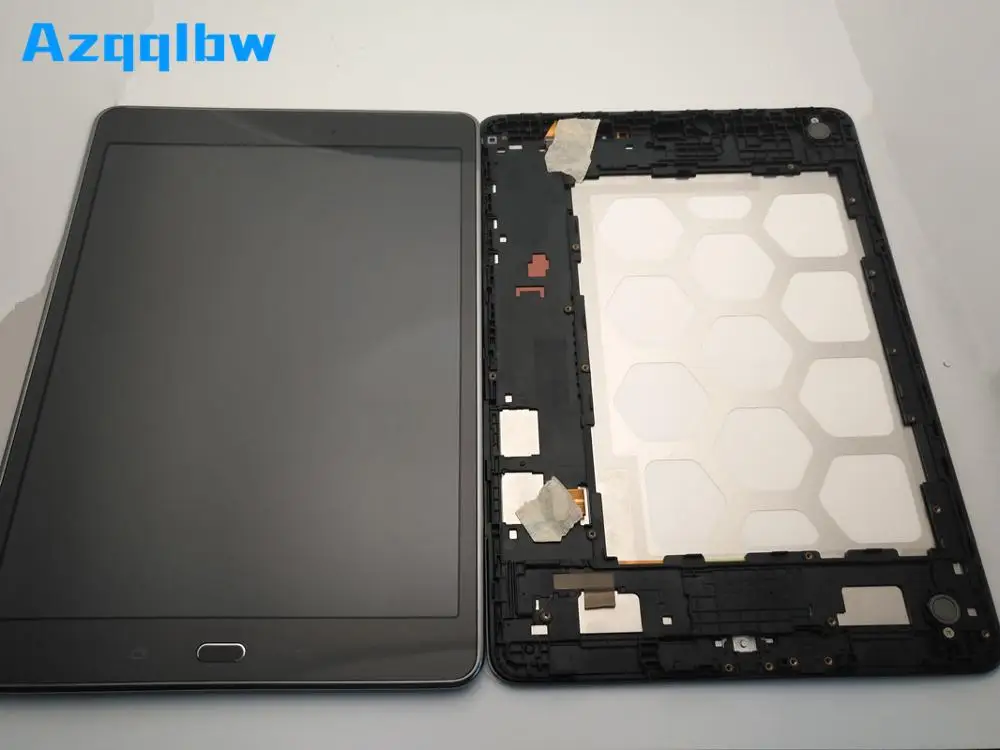 

Azqqlbw 9.7"For Samsung Galaxy Tab A 9.7 T550 T555 LCD Display + Touch Digitizer Screen glass Assembly with frame/without frame