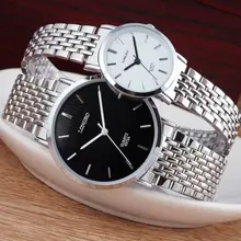 Nouveau Arrivent Longbo De Luxe Marque montre pour femmes complet en acier inoxydable hommes de montre de mode montre à quartz montre femme de marque