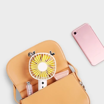 

Creative Cute USB Handheld Mini Charging Fan Silent Summer Portable Small Fan Car Mini Fan