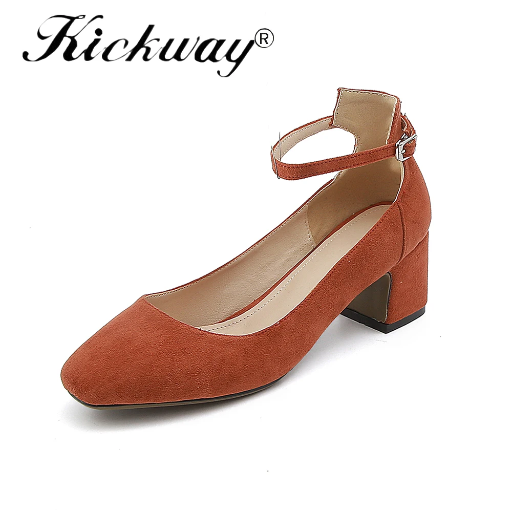 elastic straps squared toe chunky heels