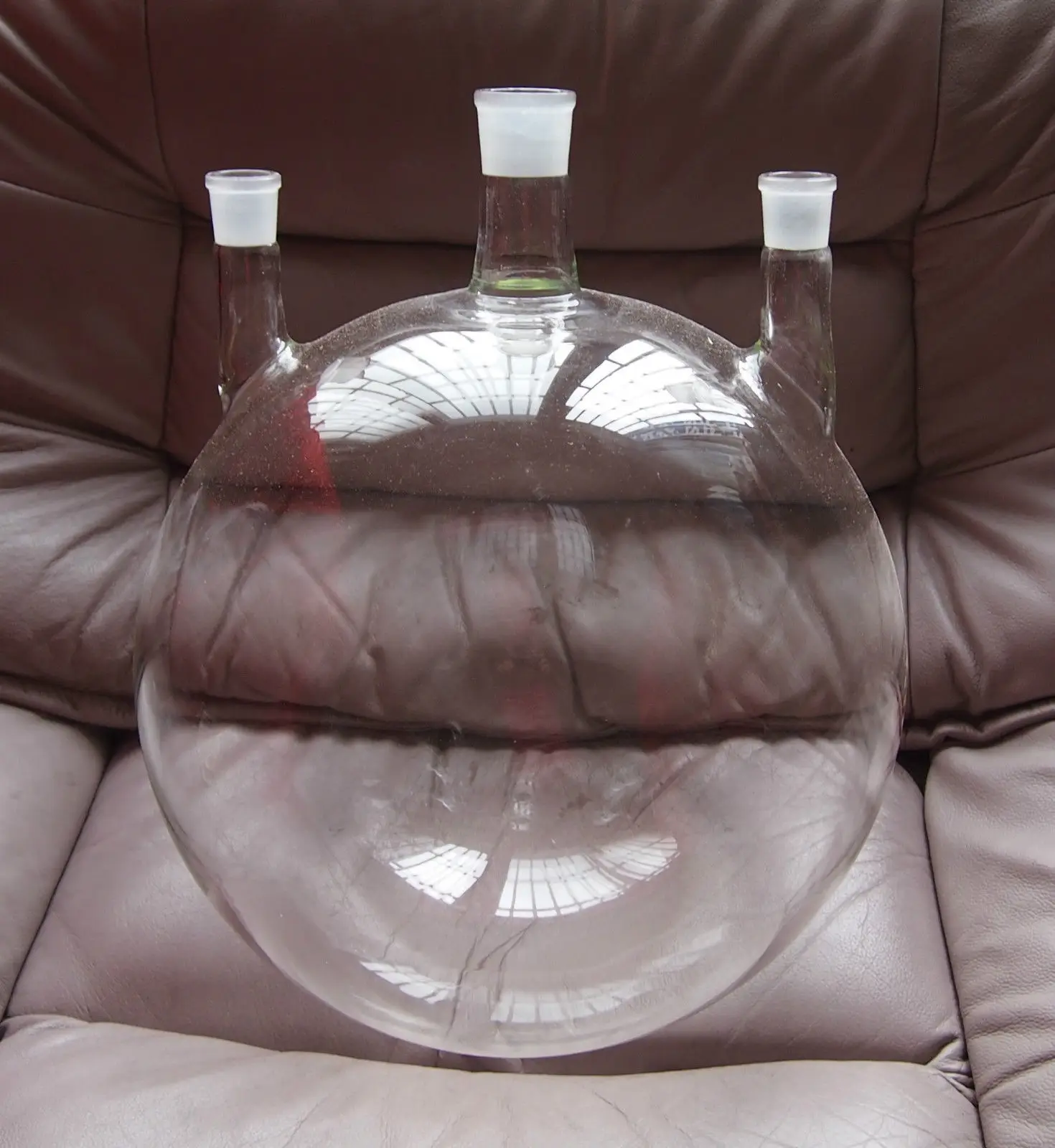 

50Litre,3-neck,Glass Flask,Round Bottom,50000ml New Lab Chemistry Vessel