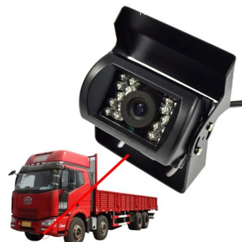 

2018 Camera HD Night Vision Rear View Reversing Infrared Camera 24V Car Trailer Truck Car Waterproof Image Head Waterproof Plug