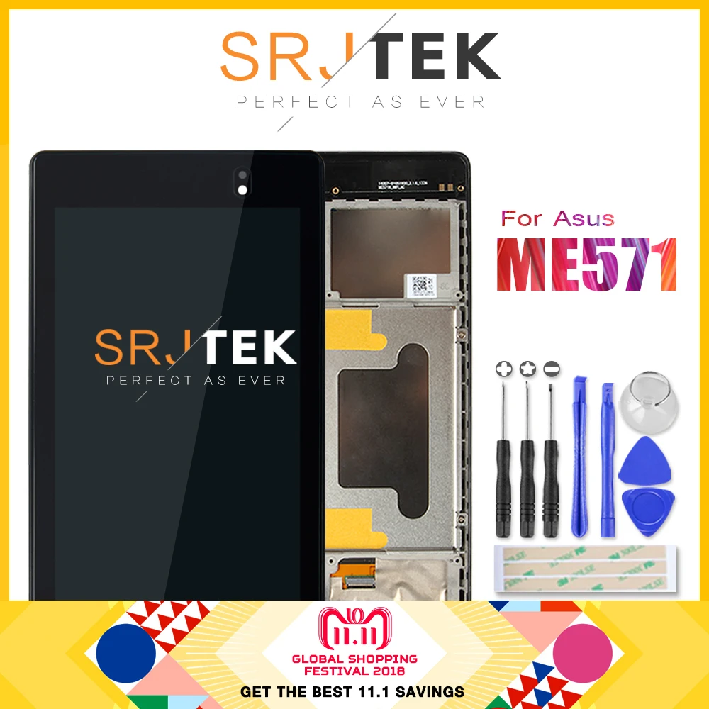 For ASUS Google Nexus 7 2nd 2013 FHD ME571 ME572 ME571K ME571KL ME572CL K008 K009 LCD Display Touch Screen Digitizer Frame Ass For ASUS Google Nexus 7 2nd 2013 FHD ME571 ME572 ME571K ME571KL ME572CL K008 K009 LCD Display Touch Screen Digitizer Frame Ass