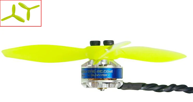 

10Pairs 3inch 3045 3-Blade Props Tri-blade Propellers Blades Paddles CW CCW Positive Negtive For Brushless FPV 1105 1106 Motor