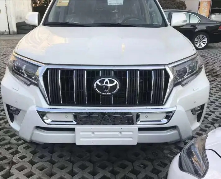 Защитная накладка на передний бампер из АБС пластика для TOYOTA LAND CRUISER PRADO 150 FJ150 2018