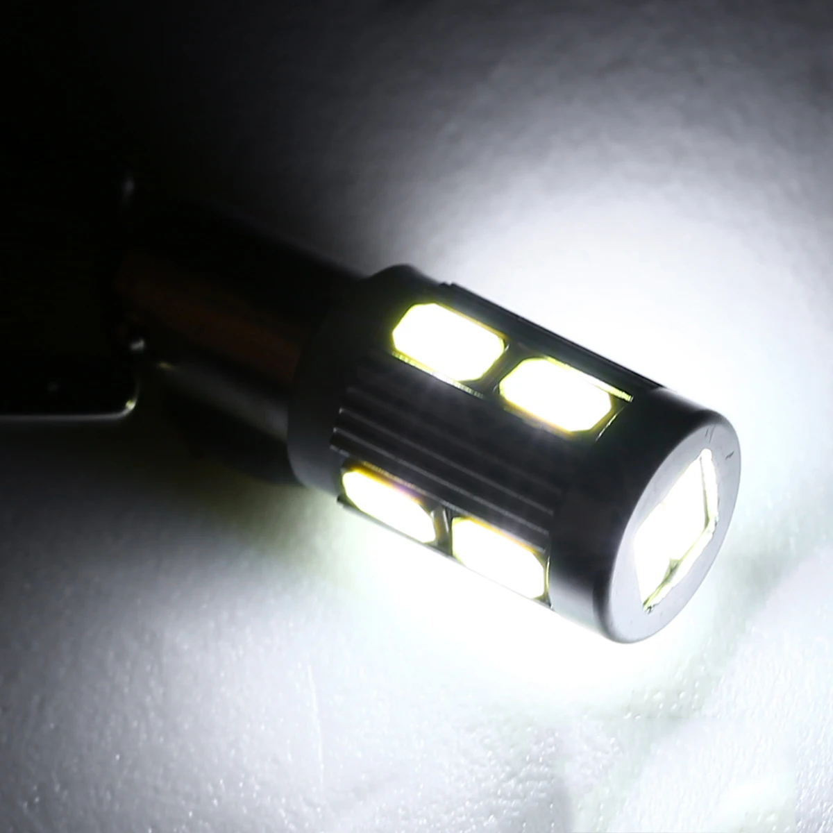 2x Universal BA9S H6W 10SMD LED Ampoule latérale Canbus No Error Cool White Neu