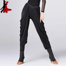 Новые сексуальные модные костюмы для латинских танцев с бахромой, женские брюки, современные национальные стандартные тренировочные брюки,, горячая распродажа