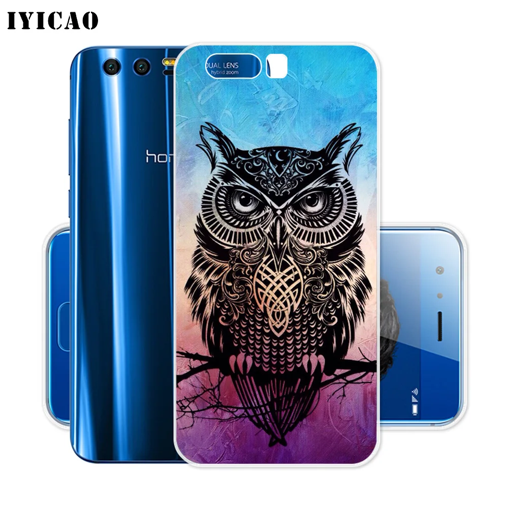 Мягкий силиконовый чехол IYICAO для Huawei Y9 Y7 Y6 Prime 2018 Honor 8C 8X 8 9 10 Lite 7X 7C 6A 7A