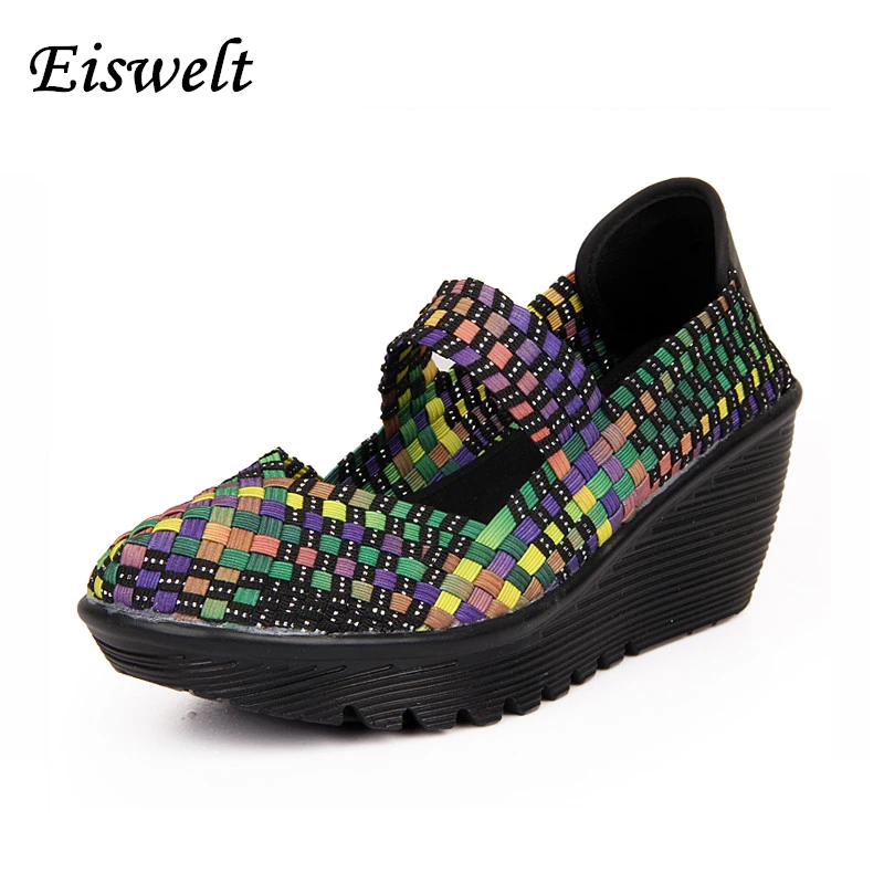 

2017 Summer Women Platform Sandals Shoes Women Woven Shoes Flat Shoes Flip Flops Women Multi Colors Ladies Shoes#ZS8