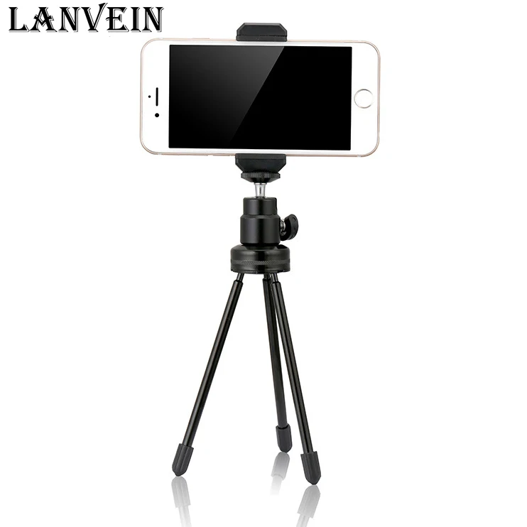 LANVEIN Camera Phone Holder Flexible Tripod Bracket Stand Mount Monopod