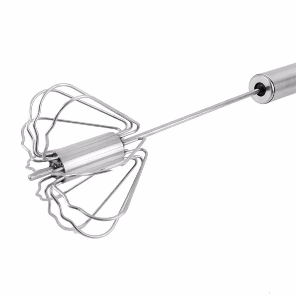 

1PC Stainless Steel Hand Egg Beater Easy Whisk Mixer Egg Cream Stirrer Sauce Shaker Cake Blender Beater Mixing Tool