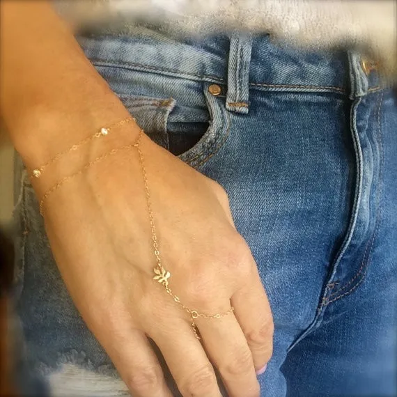Европейский и простой сексуальный ручной выбор золотых браслетов ручной работы очарование богемной женщины