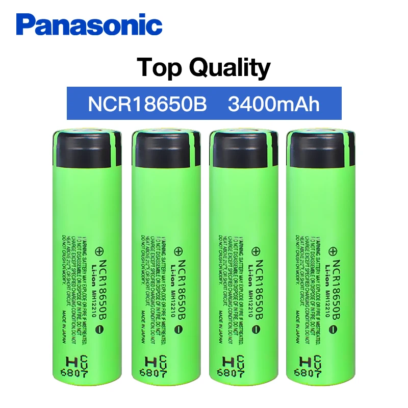 NCR18650B 3,7 v 3400 mah 18650 литий-ионная аккумуляторная батарея для фонариков Panasonic