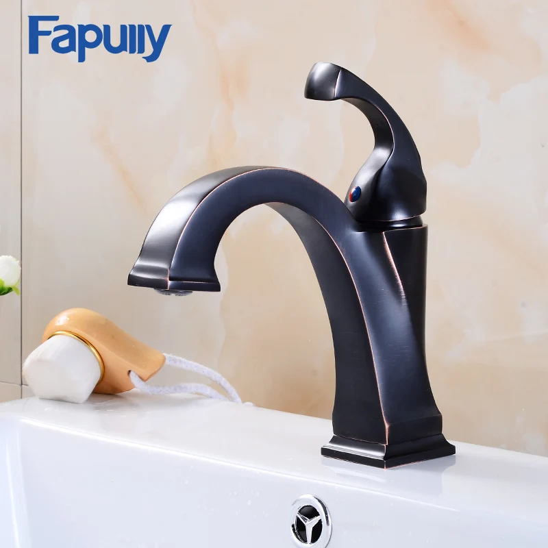 Смеситель для раковины в ванную комнату бронзовый черный|black basin faucet|basin faucetbathroom