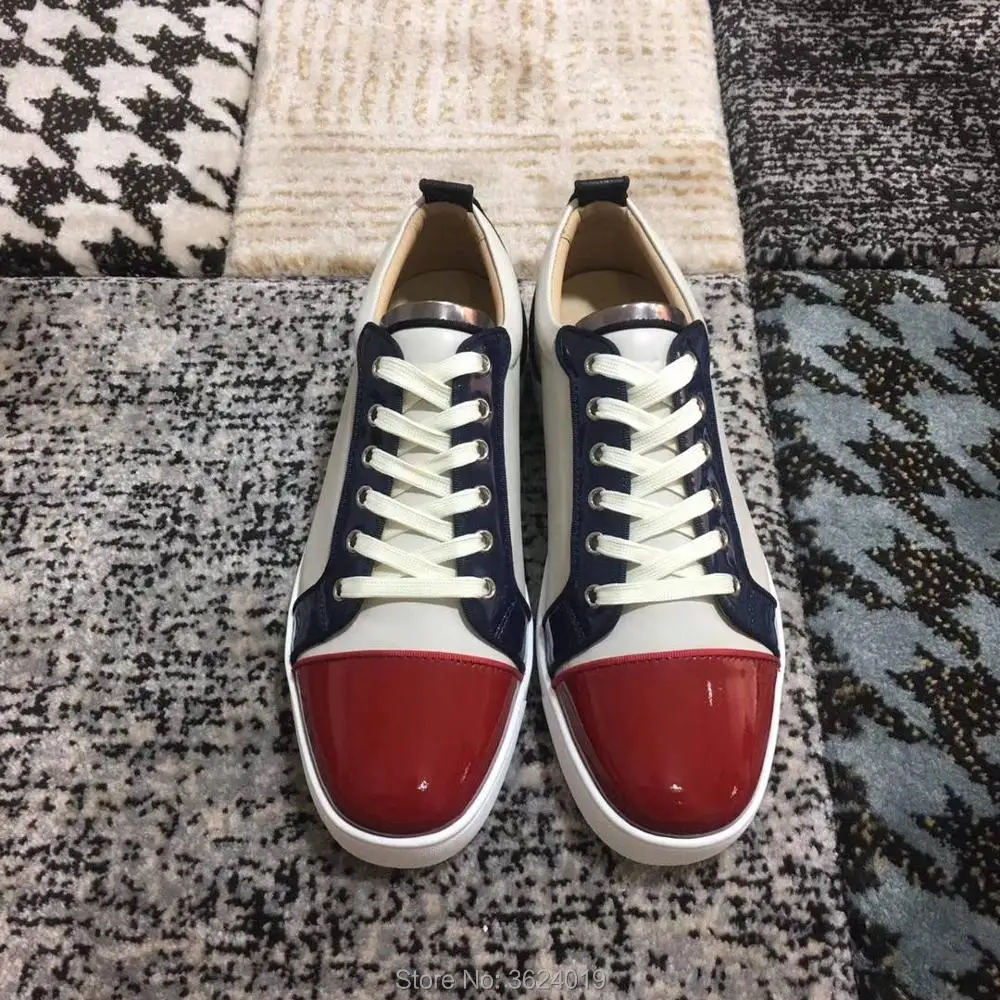 flat red bottom shoes