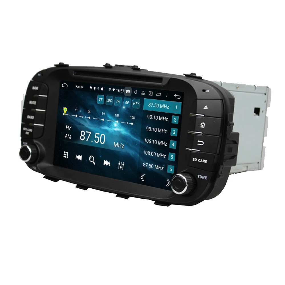 Flash Deal DSP Android 9.0 Octa Core 2 din 8" Car Radio Audio DVD GPS for Kia Soul 2014 2015 2016 2017 With Bluetooth WIFI USB 4gb+32gb 2