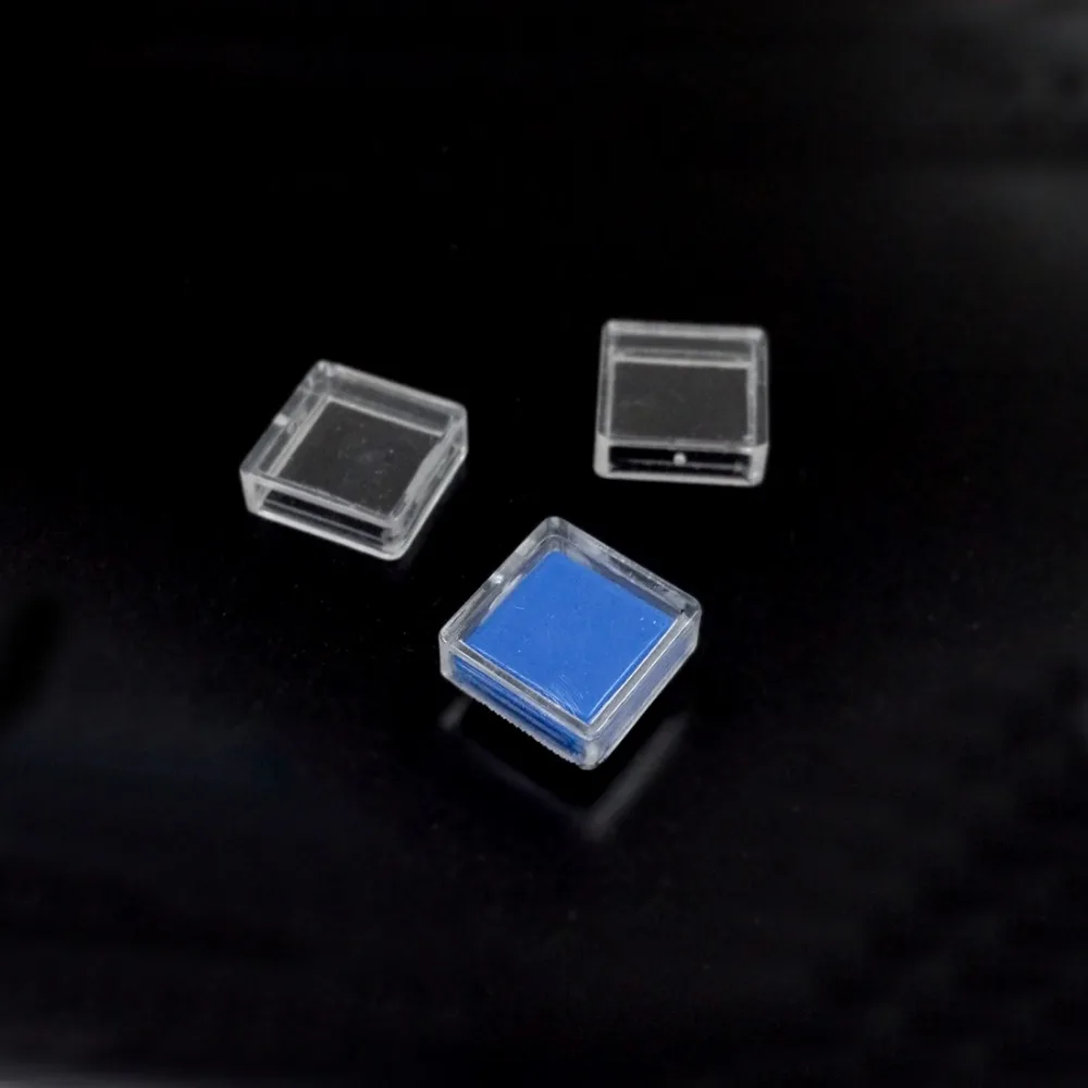 

100pcs transparent button cap square button cap tactile switch button cap for 12*12mm switch buttons