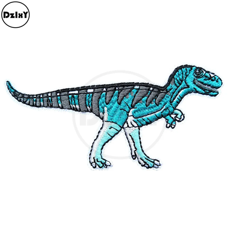 

Velociraptor Dinosaur Patches for Jean Jacket Applications for Clothes Stickers Pride Sewing Accessories Animals Badges @F-40