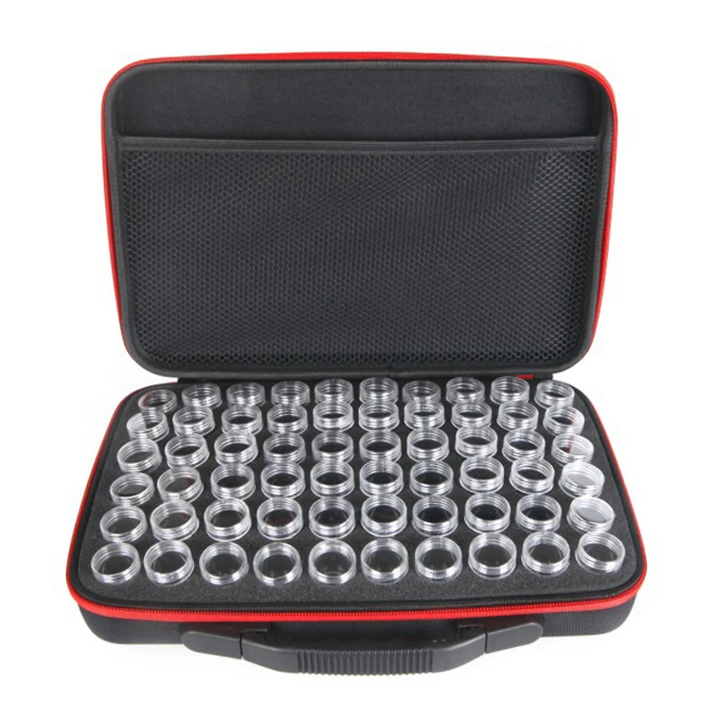 

2019 New 60 Slots Diamond Painting Accessories Bead Bottle Embroidery Tools Handbag 32*22.5*5cm