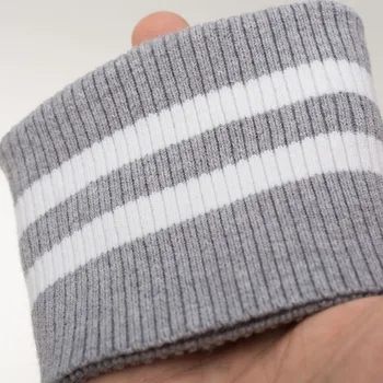 

1Pairs Striped Knit Rib Cuff ,Trim Clothing,Jacket,Coat Cotton Stretch Soft Cuffing 2.76*3.54inch