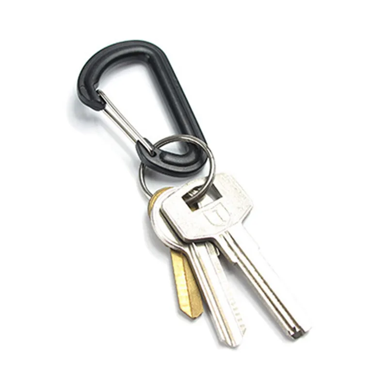 2pcs Carabiner Keychain Snap Hook Mountaineering Buckle for Bag Backpack