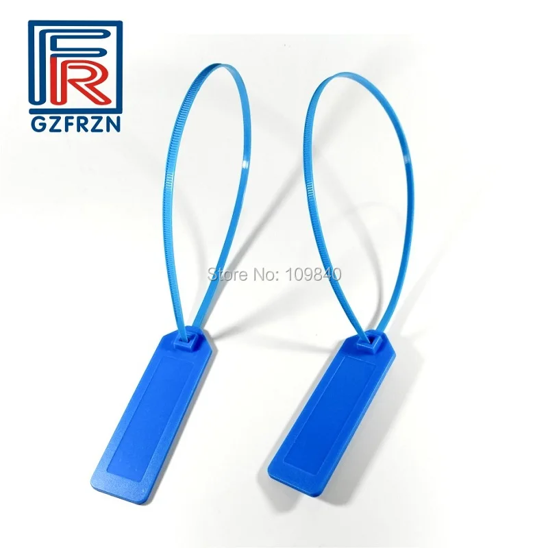 100 шт./лот UHF epc c1 gen2 RFID контейнер E Locker герметичная бирка на молнии пластиковая