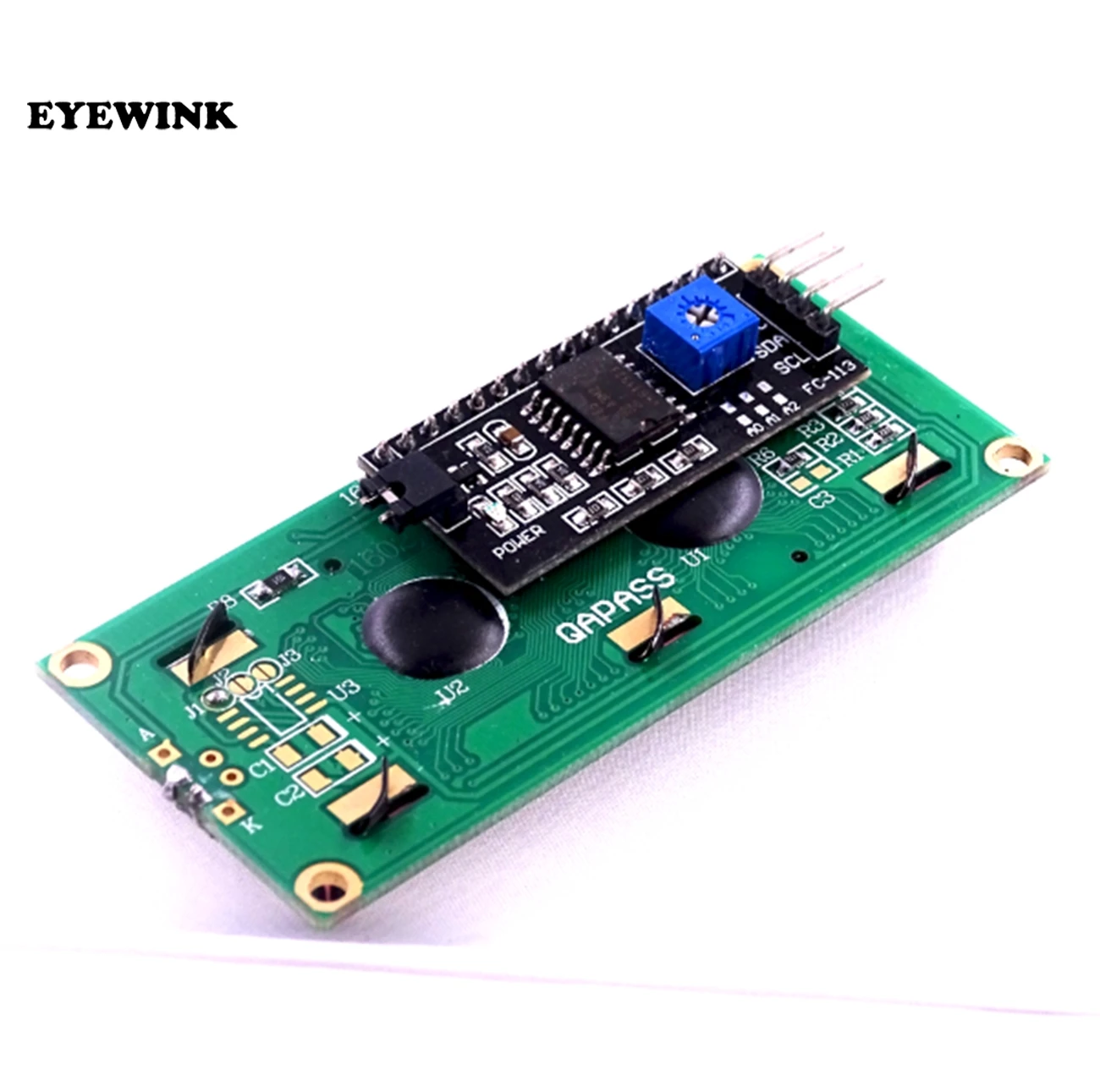 10 шт. ЖК модуль 1602 + I2C LCD синий/желто зеленый экран IIC/I2C дисплей IIC адаптер 1602|lcd 1602|i2c