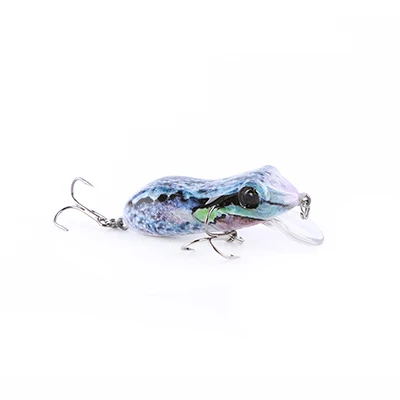 ANGRYFISH Горячая 65 мм 10 г бионическая лягушка рыболовные приманки жесткая рыба качающийся, искусственный наживки-приманки 2 цвета - Цвет: B