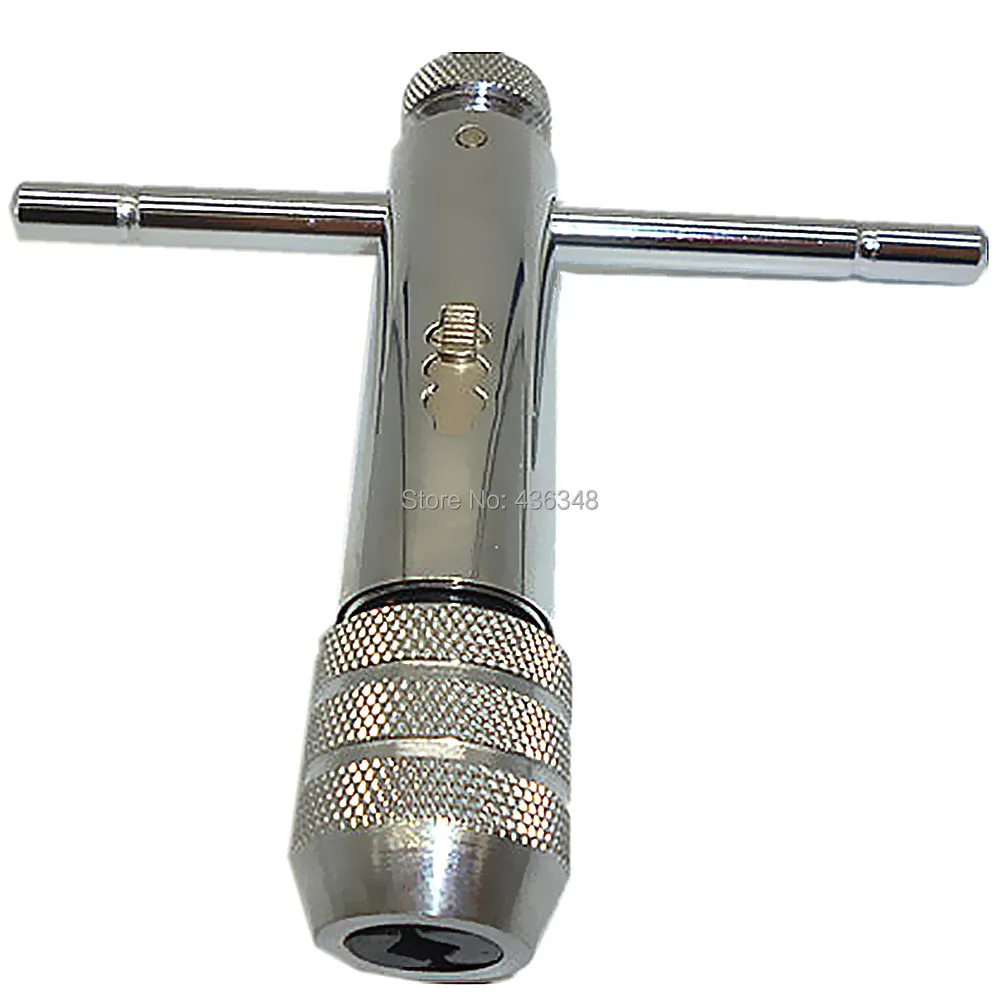 105 mm T Type Ratchet Tap Wrench Sizes M5 to M10   Forward and Reverse