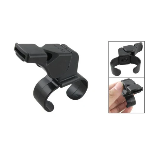 Акция! черный пластиковый Pealess Finger Grip Sports Referee Whistle|referee whistle|referee sport whistlewhistle whistle |