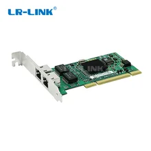 LR-LINK 7212MT PCI двойной RJ45 Порты и разъёмы Gigabit Ethernet Lan сетевая карта 10/100/1000 Мбит/с для Intel 82546 8492MT Совместимость