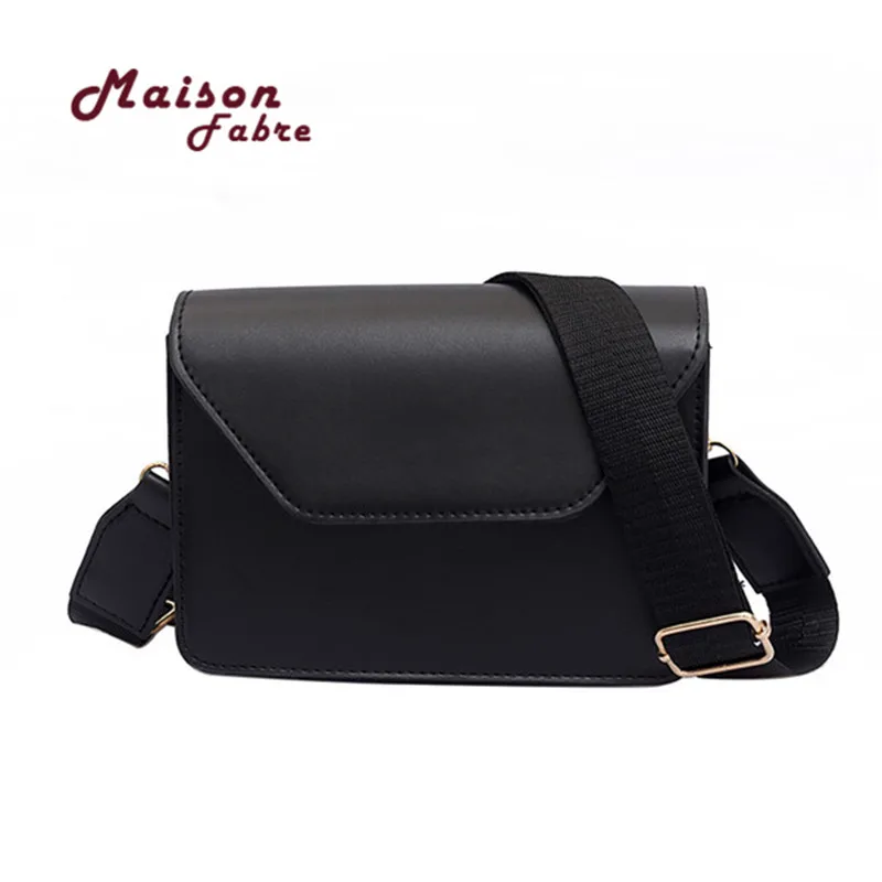 

2019 Maison Fabre Women HandBag Retro Port Wind Bag Versatile Crossbody Wide Shoulder Strap Shoulder Bag