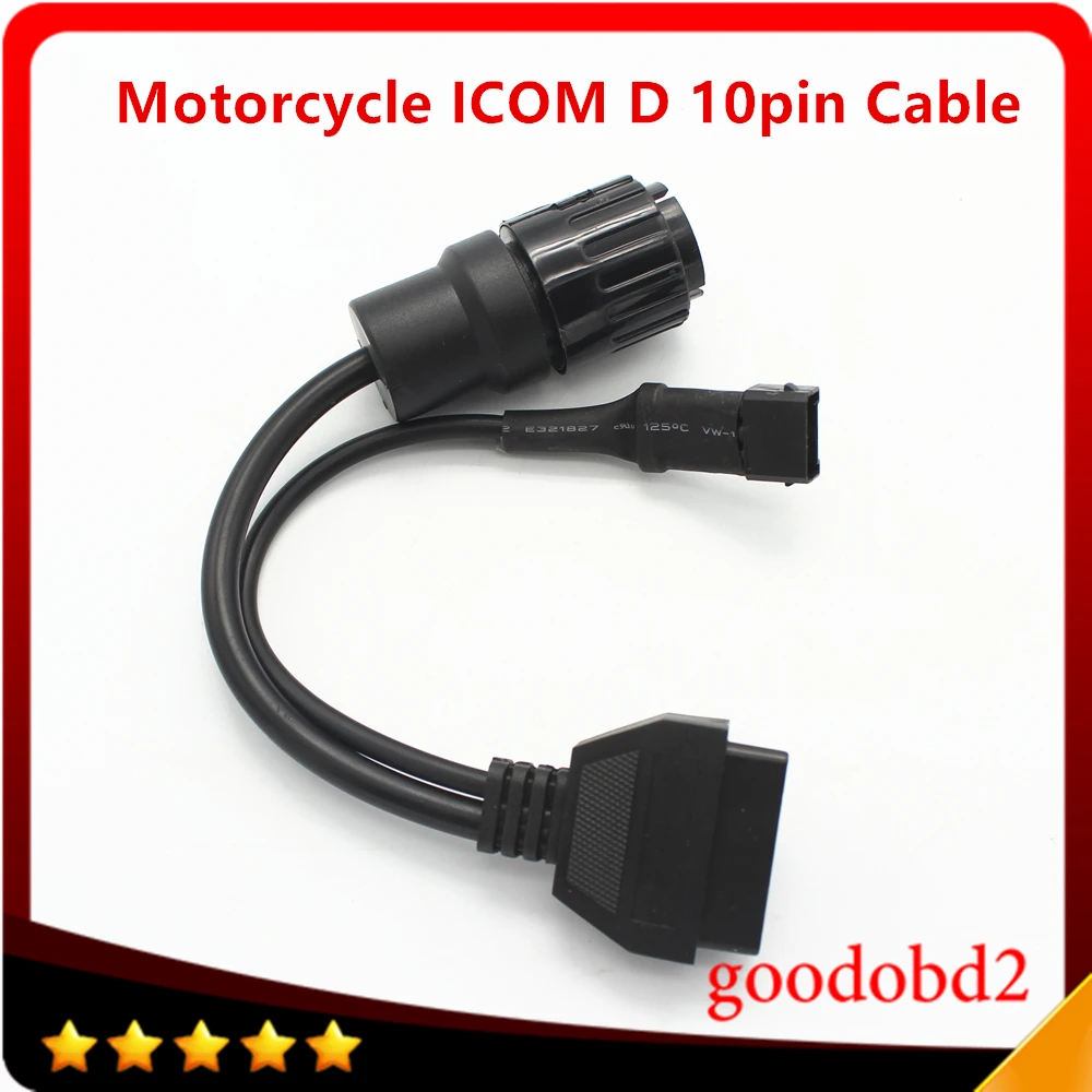 

For BMW ICOM Motorcycle Cable Icom Interface D Module 10pin I ICOM D Cable Adapter for Motorcycle Diagnostics Tool