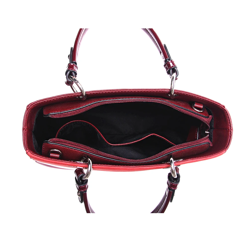 MIYACO Classic Women Handbag Luxury Lady bag Messenger Bags Top Hand bag High Quality Bright Leather Handbags sac