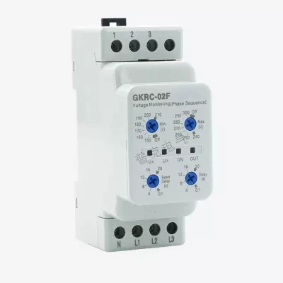 Three-phase overvoltage and undervoltage protection GKRC-02F GKRC-02FA GKRC-02 GKRC-M2 phase sequence protector 4 wire zero wire