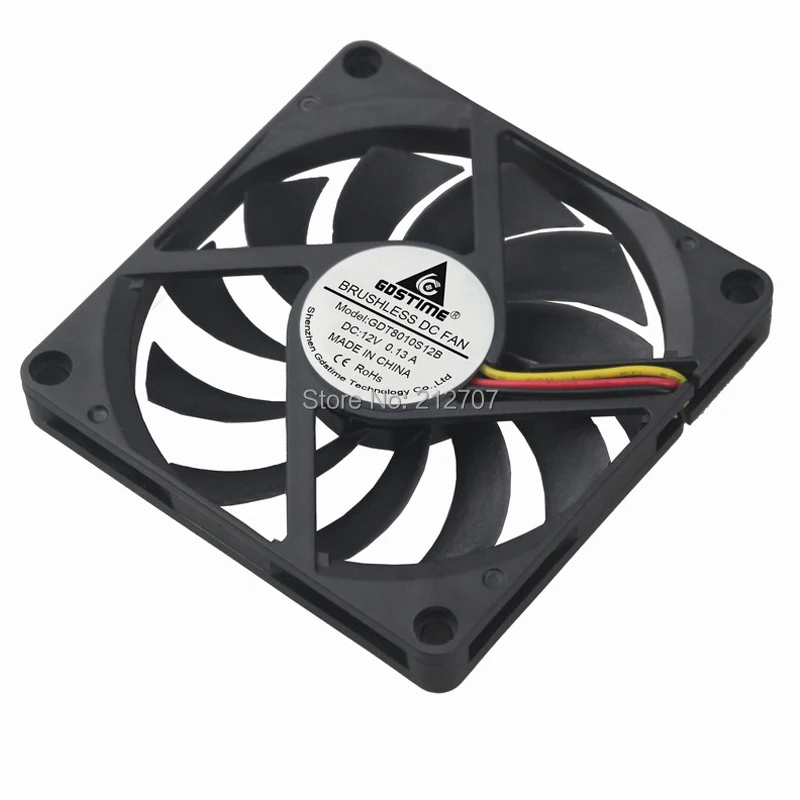80mm 12v fan 3pin 3