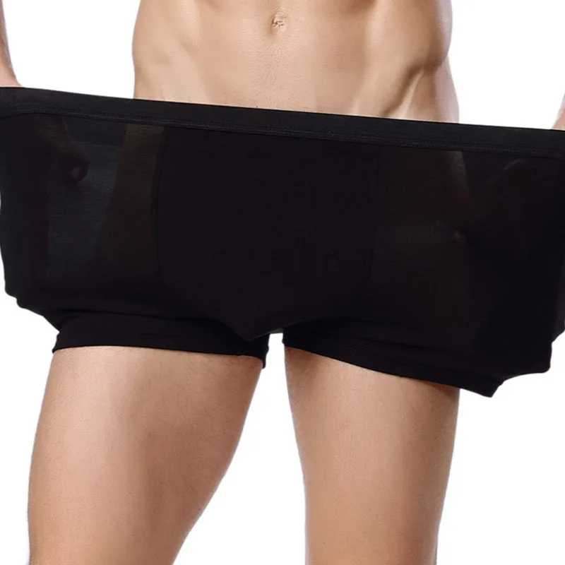 

New Big size 6XL men Boxers Shorts for Fatty mens Comfortable Underwear Loose Plus Size Solid Pants Men Underpants F0082