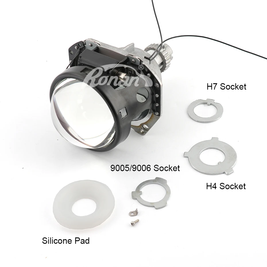 RONAN Bi xenon, линзы для фар, обновление hella 5R G5 3,0 '', проектор, HD синяя пленка, 21 мм, лампа для автомобиля, Стайлинг, модифицированные фары