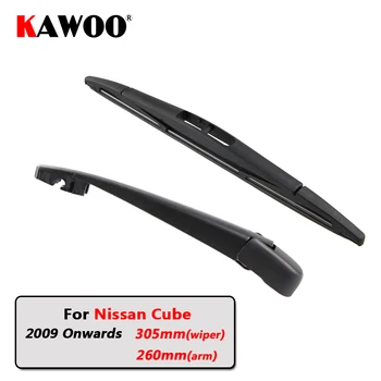 

KAWOO Car Rear Wiper Blade Blades Back Window Wipers Arm For Nissan Cube Hatchback (2009 Onwards) 305mm Auto Windscreen Blade