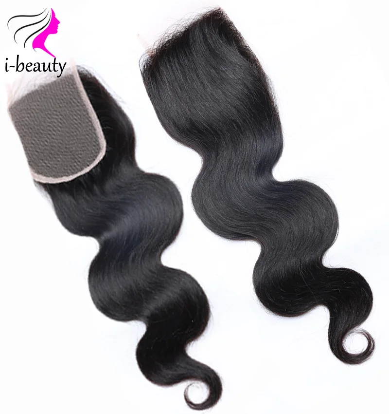 

Peruvian Closure Body Wave 7A Virgin Hair Closure 100% Human Hair Closure Cheap Lace Closure with free shipping free part 4*4