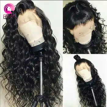 Eva Hair Full Lace Human Hair Wigs Pre Plucked Hairline With Baby Hair Curly Lace Wigs For Black Women Brazilian Remy Hair