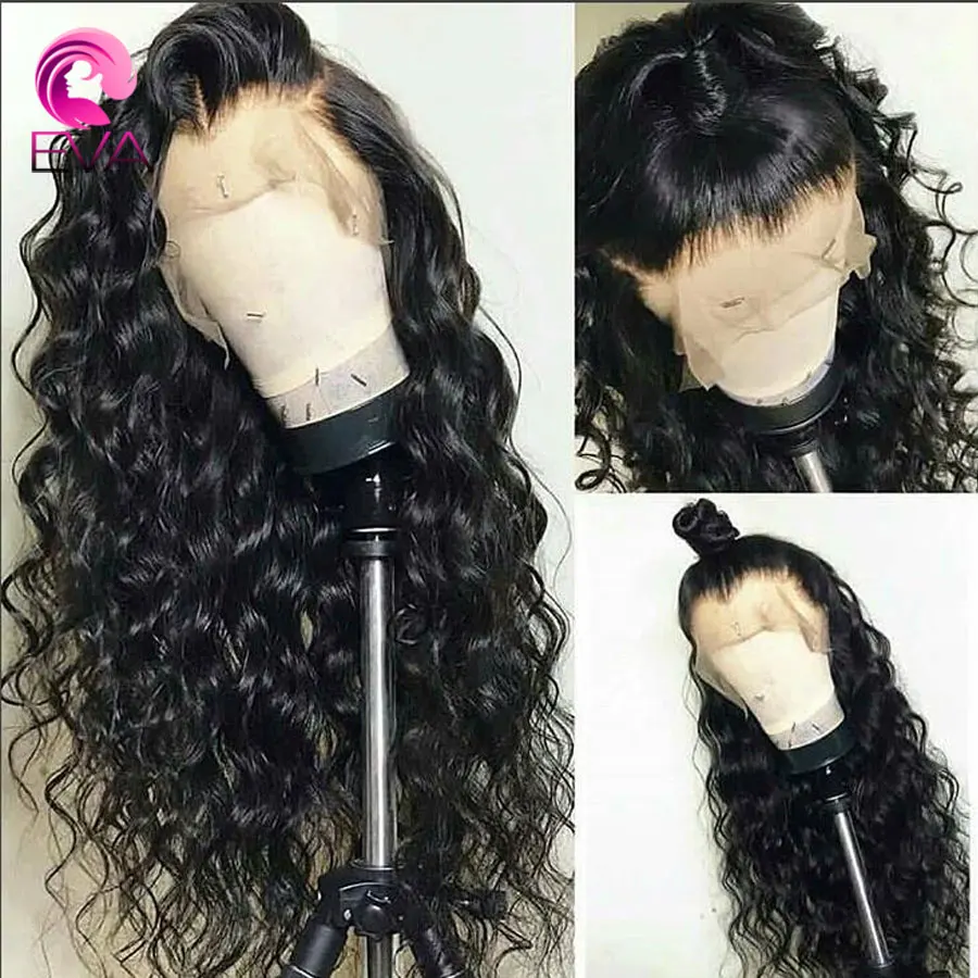 Eva Hair Full Lace Human Hair Wigs Pre Plucked Hairline With Baby Hair Full Lace Wig Bleached Knots Brazilian Remy Hair 10\