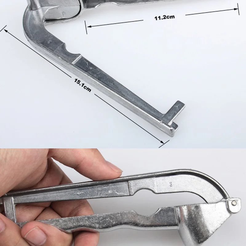 

Garlic Ginger Press Crusher Aluminum Alloy Cooking Tool Kitchen Gadgets GQ999