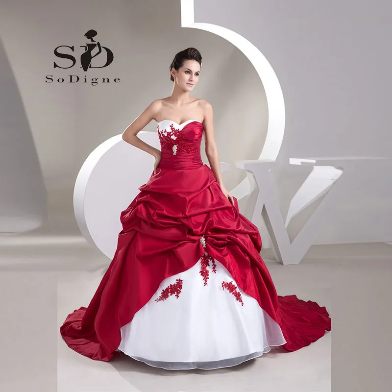 

Wedding Dress 2016 SoDigne Newest Coming Lace Applique Sweetheart Ruched A Line Vestido De Noiva Beaded Bridal Gown
