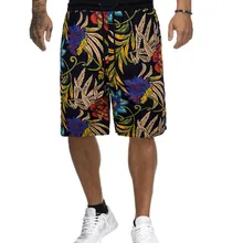 Men's new shorts casual shorts irregular pattern pants beach pants casual shorts loose casual men's