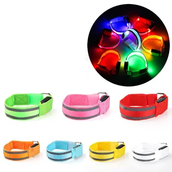 

Reflective LED Light Arm Armband Strap Safety Belt For Outdoor Night Running Reflective LED Safety Warning Armband Strap