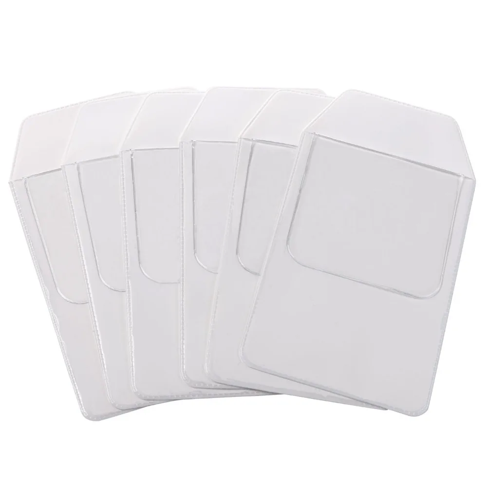 

XRHYYY 6 Pieces Transparent Clear Pocket Protector for Pen Leaks