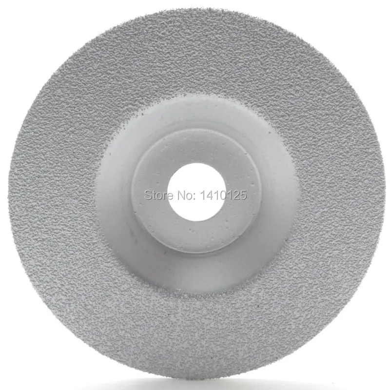 4" x 5/8" inch Diamond BRAZED Grinding Disc Abrasive Wheel Convex Grit