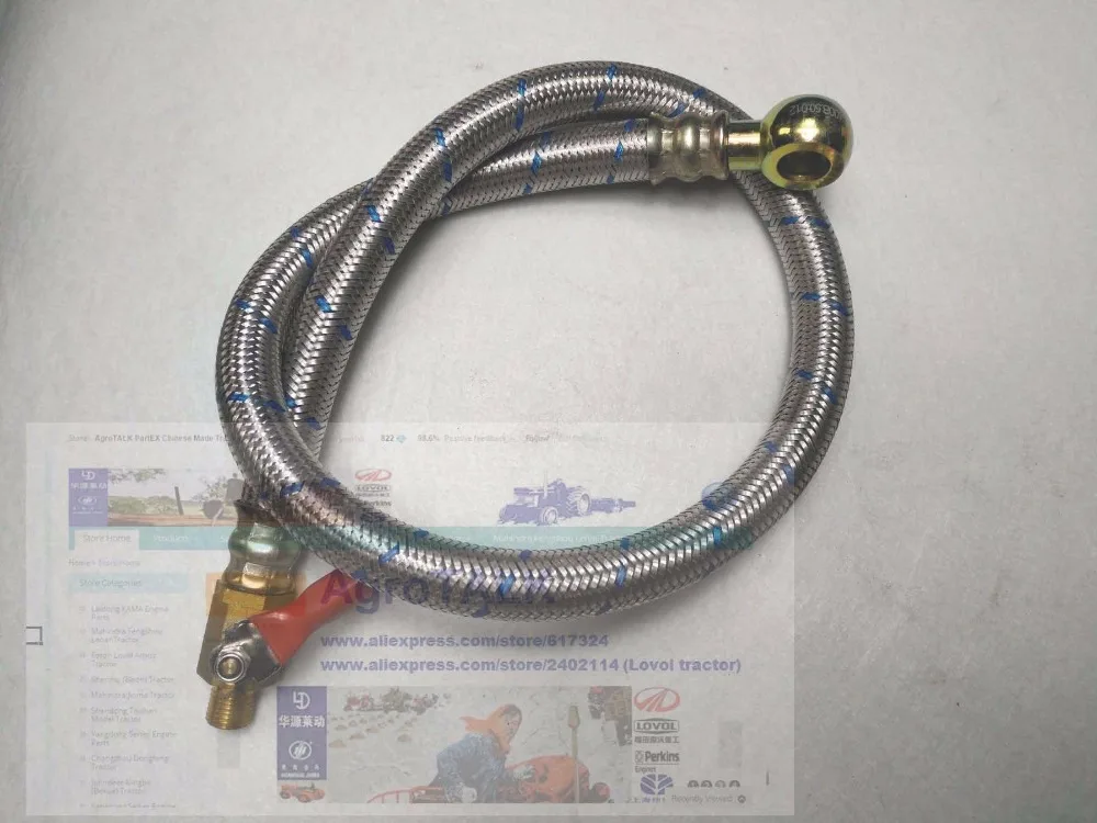 

DONGFENG tractor 30 40 series, the fuel delivery pipe (Screw has two choice: M12/M14), part number: