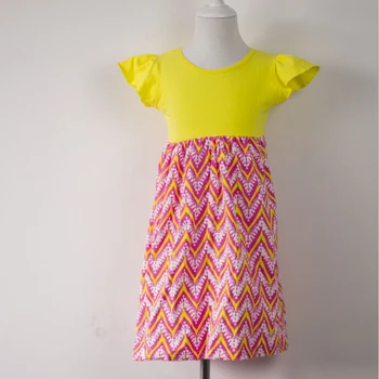 

Hot Selling New Born Baby Clothes Kids Girls Toddler Bab New Model Princess summer Sleeveless Frock Flutter Sleeveless Dress